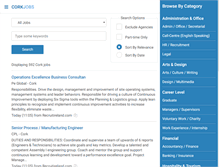 Tablet Screenshot of corkjobs.ie